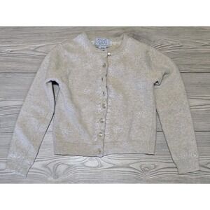 Free People Vintage Kids Girls Sweater Size M Lambs Wool *Missing 2 Buttons*